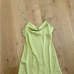 Nicholas Maxi Dress Cowl Neck Size 12 Green Photo 1