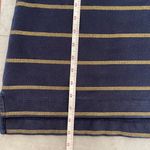 Charter Club Woman Weekend 2X long sleeve navy top glittery gold stripes high-lo Photo 6