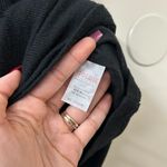 Goldie Lewinter Sleevless Pointelle Trim Rib Dress in Black Sz M Photo 5