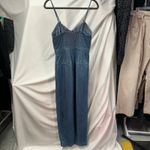 Pilcro and the Letterpress Anthropologie  Denim Zip Front Jumpsuit Womens‎ 0 Photo 1
