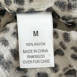 Pac Sun Leopard Print Shirt Short Sleeve Button Down Collar Size M Photo 10