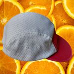 Converse  Mesh Camp Cap Pink White Adjustable Strap Sporty Athleisure Photo 4