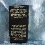 Zac & Rachel Womens Top Large Lace Tasseled Western Cottagecore Boho Country Blue Photo 9