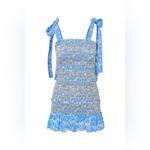 Love Shack Fancy NWOT Belle Re-Edition Cotton Floral Mini Dress Photo 6