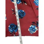 Gianni Bini Women's Burgundy Floral Romper Photo 4