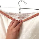 PALACE ATELIER Wide Leg Cotton Floral Pant Sz L‎ White Size L Photo 3