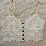 PacSun White Crop Top Photo 0