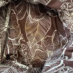 Hobo Brown Woven Slouchy Shoulder Bag Rosette Boho Brown Photo 4