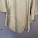 Adeptt Women's Rowan's Linen Assymetrical Blouse Tea Green XL Lagenlook Oversize Photo 5