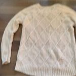 American Eagle  Outfitters Crème Crew Neck Knitted Pullover Sweater Size Large Photo 8
