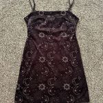 Urban Outfitters black sun & moon print sleeveless mini dress size M Photo 4