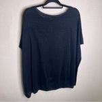 Vince  | Navy Linen Long Sleeve Top XS Shaw‎ Thin Coverup Photo 2