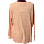 OFFLINE BY AERIE Peach Dance Club Graphic Waffle Knit Long Sleeve Tee NWT Small Pink Photo 5