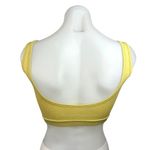 Outdoor Voices  Yellow Scoop Neck Cutout Athletic Sports Bra Top Size XS Photo 1