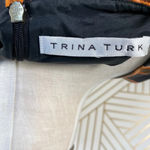 Trina Turk ‎ Aptos Dress in Black Chain Print Photo 7