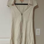 Urban Outfitters cream zip-up dress Photo 0