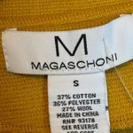 Magaschoni  Sweater Women's Size Small cardigan open front yellow gold NEW‎ Photo 2