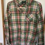 John Ashford J.Crew Always classic plaid button down size 00 Photo 0