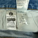 Levi's  Strauss Light Wash Blue Distressed High Waist Cut Off Mom Shorts Size W34 Photo 5