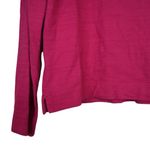 Loft Women's M Button Trim Long Sleeve Tee Photo 6