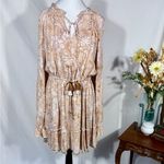 House of Harlow  1960 Floral Prairie Ruffle Tassel Mini Dress | Size Large 💛 Photo 8