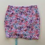 VDM The Label Revolve Natalie Pink Dragon Print Swimsuit Cover Up Skirt Medium Photo 5