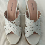 Draper James  Women’s Wedge Emily, White, size 9, NWT Photo 0