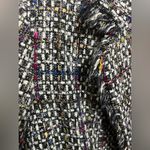 draper's & damon's Draper’s Damon’s Vintage Multicolor Fringed Jacket Tweed Blazer sz 16 Photo 7