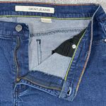 DKNY Jean Shorts Sz 14 Dark Wash Cutoffs Stretch Denim Jorts Beachy Coastal Photo 4