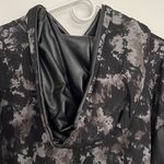 White Birch Mainstream Boutique  Faux Leather Hoodie Photo 5