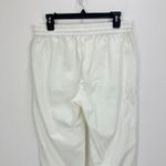 J.Crew Linen Cotton Drawstring Pants Pull On Comfy Pockets Ankle White US 8 NWT Photo 9