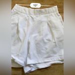 Aerie Women’s Sz S White New Heights Trouser Fleece Shorts Photo 9