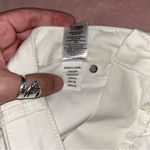 Frye white denim straight leg jeans size 8/29 pockets Photo 6