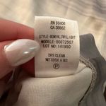 Theory  cream & gray silk sleeveless mini dress size S Photo 8