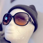 Tory Burch Black Oversized Sunglasses Photo 5