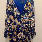 Venus New  Floral Boho Festival Floral Romper Size 8 NWT Long Sleeve Tie Waist Photo 1