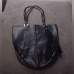 Steve Madden  Black Tote with Tassel Photo 1