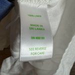 Lilly Pulitzer  women’s 100% Linen White button front Shirt Blouse Size medium Photo 5