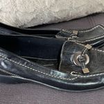 Liz Claiborne Black Leather Loafers Size 8.5 Photo 0