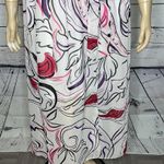 Ashley Stewart Size 14/16 White Printed Surplice V-Neckline Dress w/ Tie Belt Photo 2