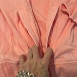 Tangerine  size XL half zip sweatshirt with pockets small spot last picture GUC Photo 2