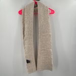 FRAAS The Scarf Company Wool Blend Fringe Oatmeal Cozy Textured Grid Winter White Photo 9