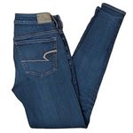 American Eagle Denim Blue Jeans Jegging Super Stretch X4 ~ Women's Size 2 Photo 1