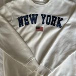 new york crew neck White Size L Photo 0