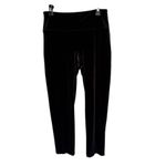 J.Jill  Women's Black Velvet Slim Leggings Size S Casual Soft Photo 1