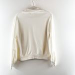 Nation Ltd  Crewneck Long Sleeve Pullover Sweatshirt White Medium Photo 4