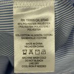 Women's DRA Blue White Stripes Long Sleeve bell Sleeves Blouse Shirt size xs Photo 11