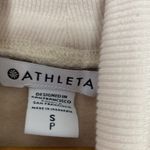 Athleta Balance Cinch Turtleneck Sweatshirt Chantilly Cream Size S Photo 7