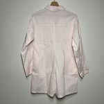 Parke Pink‎ Cotton Long Sleeve Button Front Polo Romper Size XS Pink Photo 4