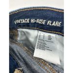 American Eagle  Vintage Hi Rise Flare Jeans Women's 10 Long Distressed 34 Inseam Photo 2